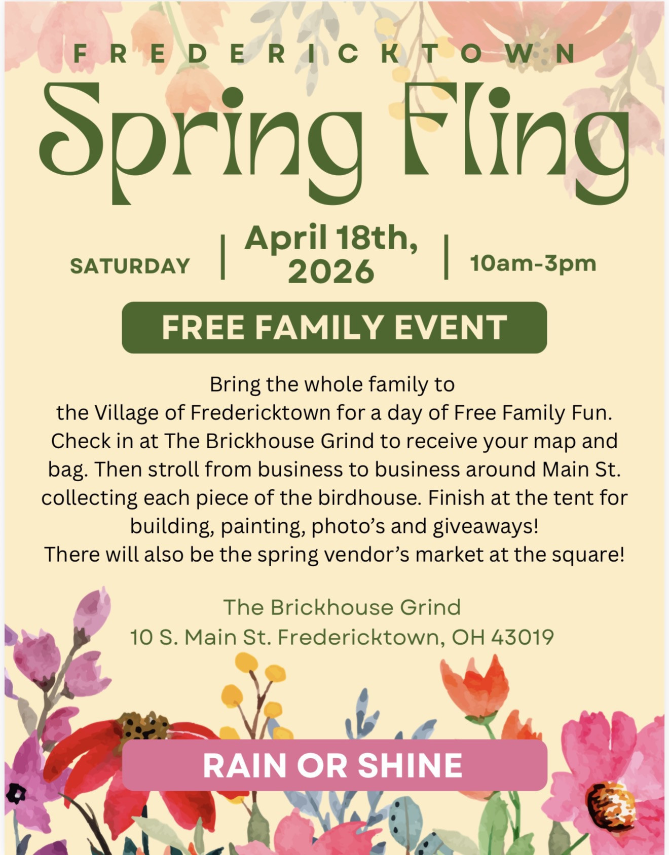 Fredericktown Spring Fling
