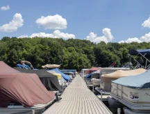 Apple Valley Marina docks.