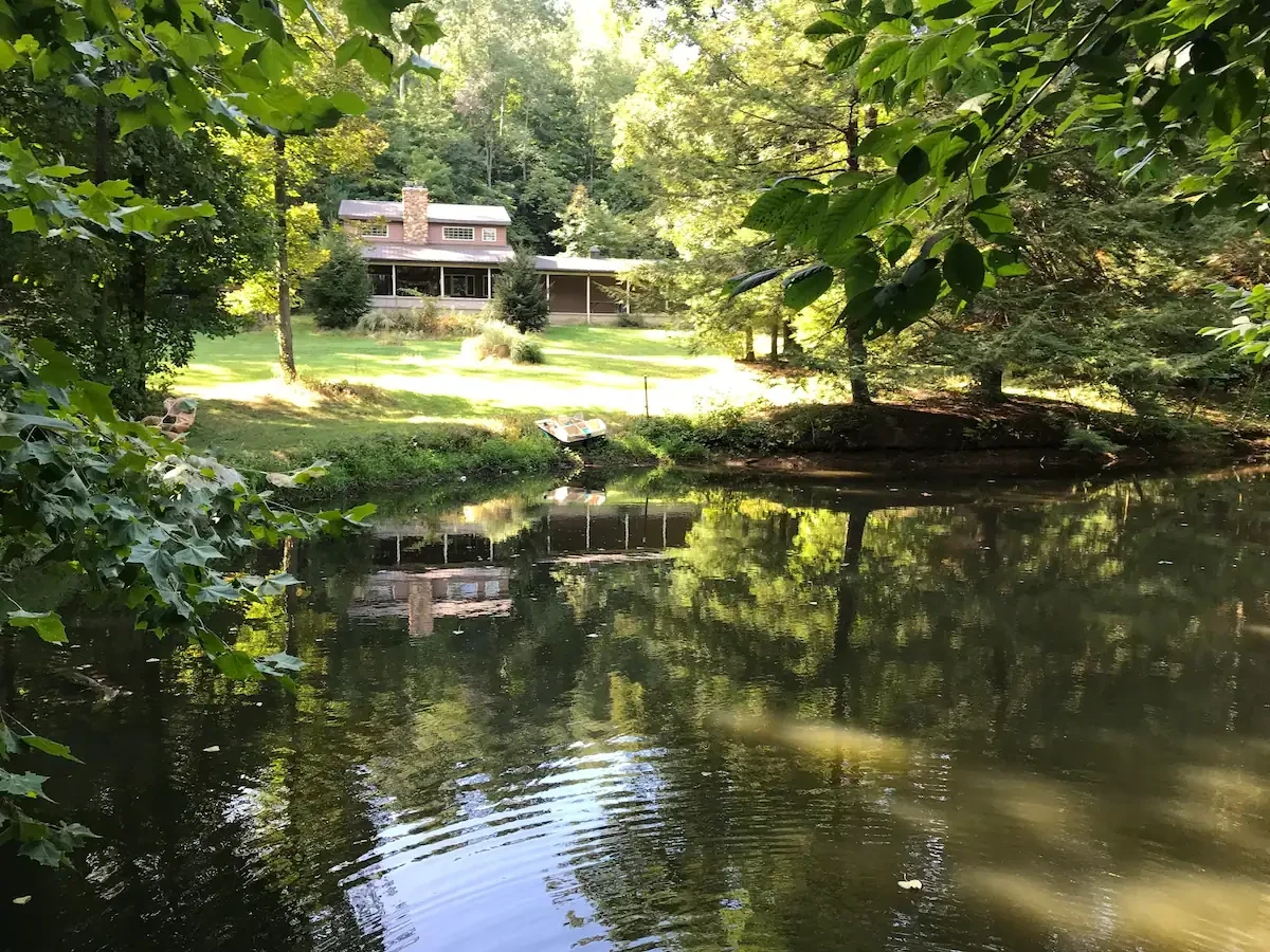 Airbnb Exterior Pond