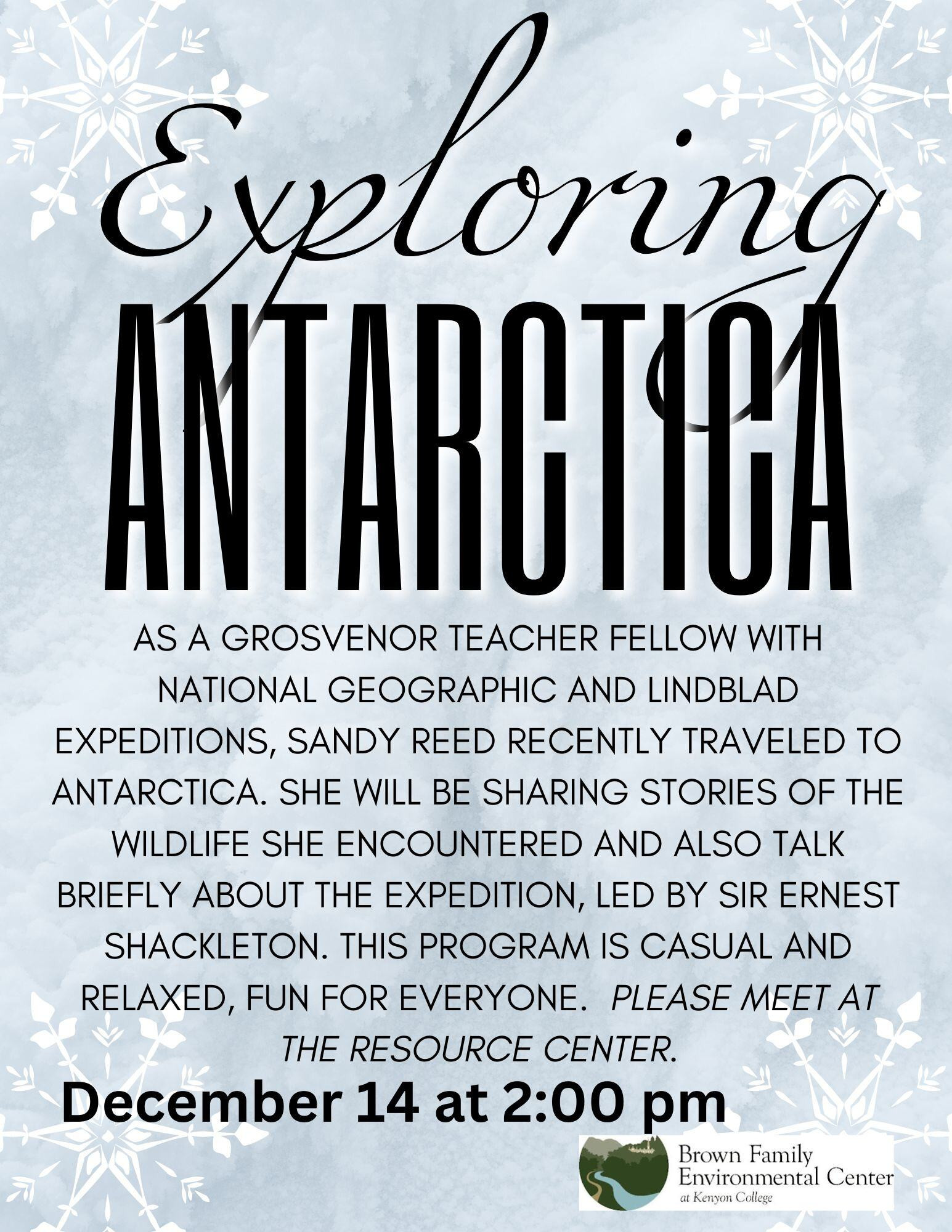 bfec exploring antarctica  flyer.