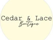 Cedar & Lace Boutique logo.