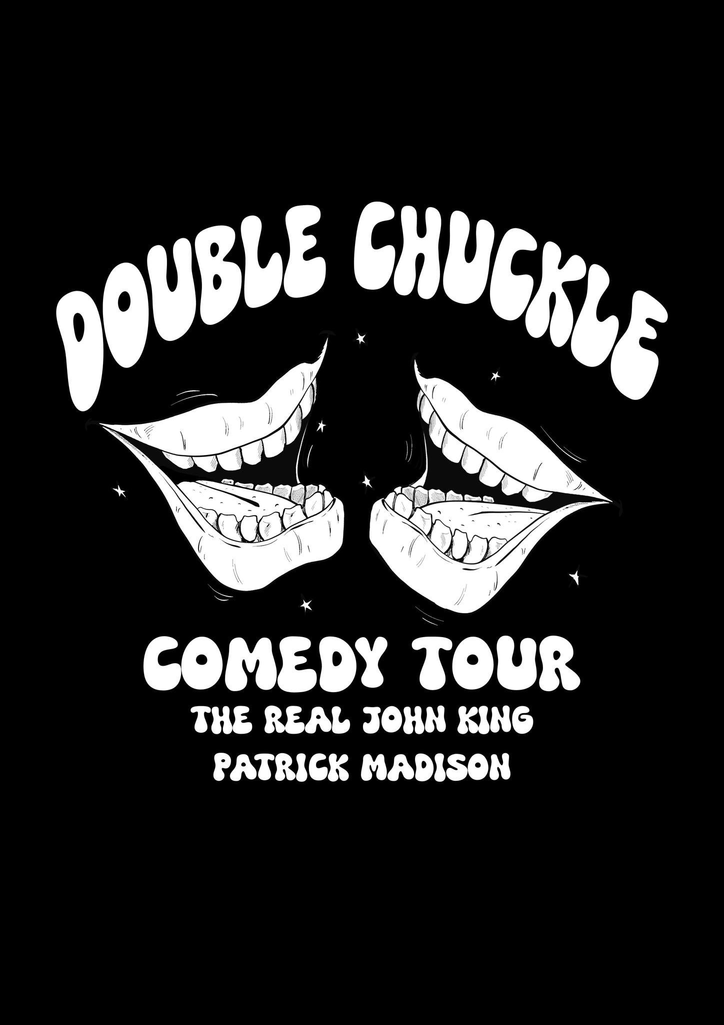 Double Chuckle Comedy Tour logo.