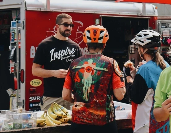Food truck on the Heart of the Ohio trail