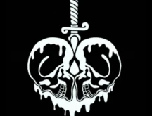 Gothic hearts tattoo logo.