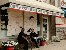 Half Baked Cafe storefront.
