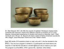 Himalayan Bowls & Chanting
