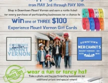 Mothers Day Shopping Extravaganza flyer.