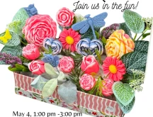 Mothers Day Soap Bouquet flyer.