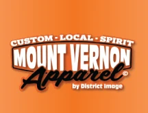 Mount vernon apparel logo.