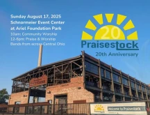 Praisestock 20th Anniversary flyer.