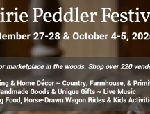 Prairie Peddler Festival flyer.