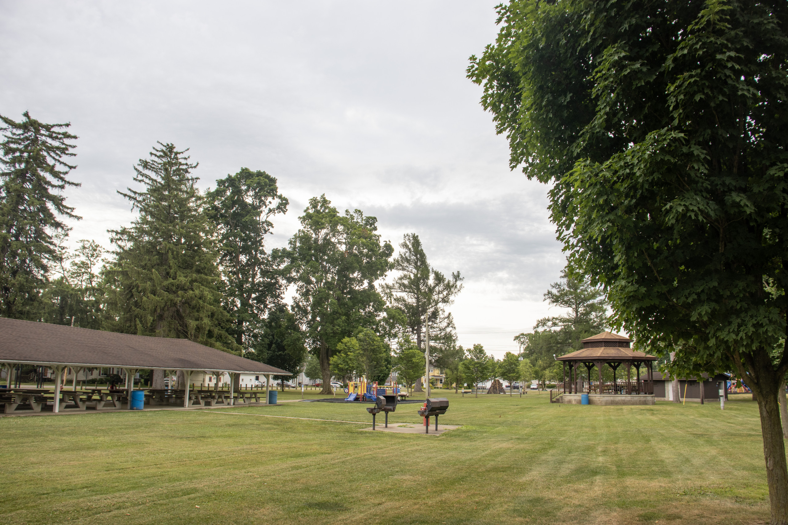 Riverside park Gazebo and Shelter.