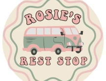 Rosie's Rest Stop logo.