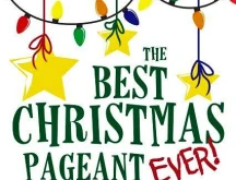 The Best Christmas Pageant Ever flyer.