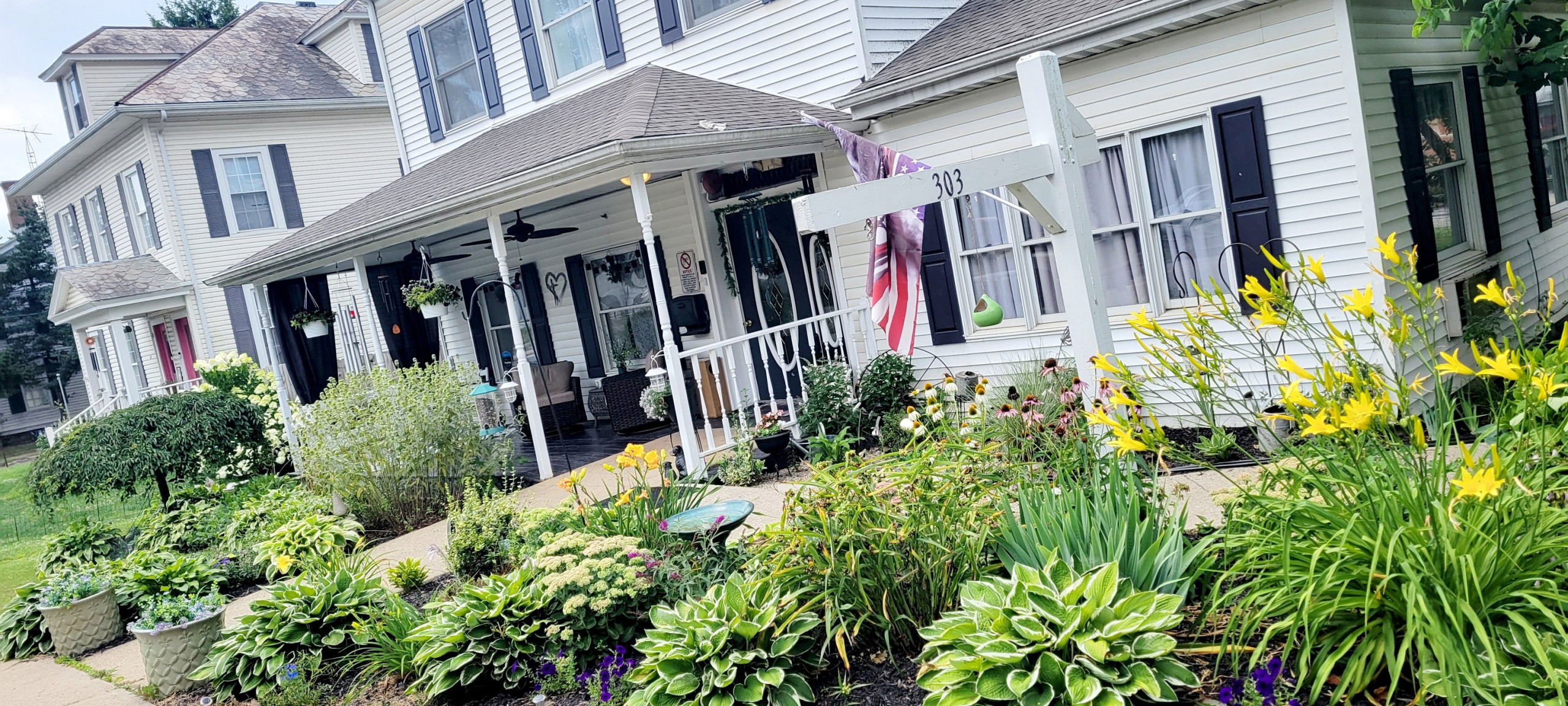 The Fry Guest House Exterior.