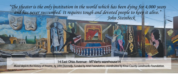 Warehouse 14 mural flyer.