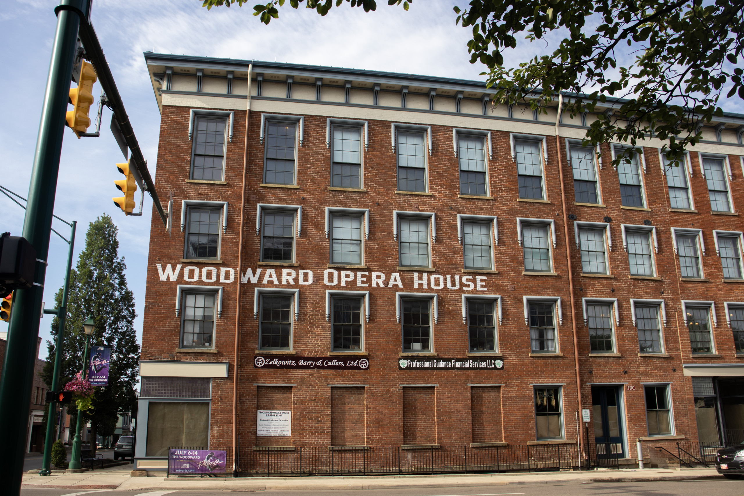 Woodward opera house building photograph